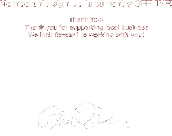 Membership sign up is currently